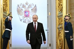 ロシアのプーチン大統領が、通算５期目の就任式に臨んだ