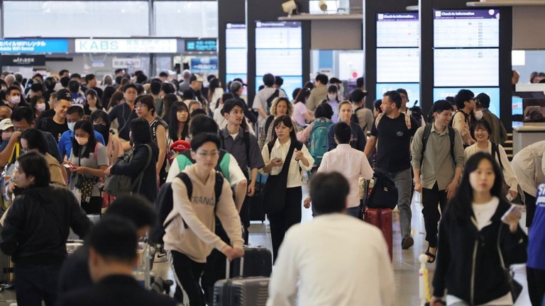 関西国際空港は今年開業３０周年を迎える/Takumi Harada/AP