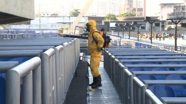 ブラジルの一部ではジカ熱が流行し、当局も対策をとっている
