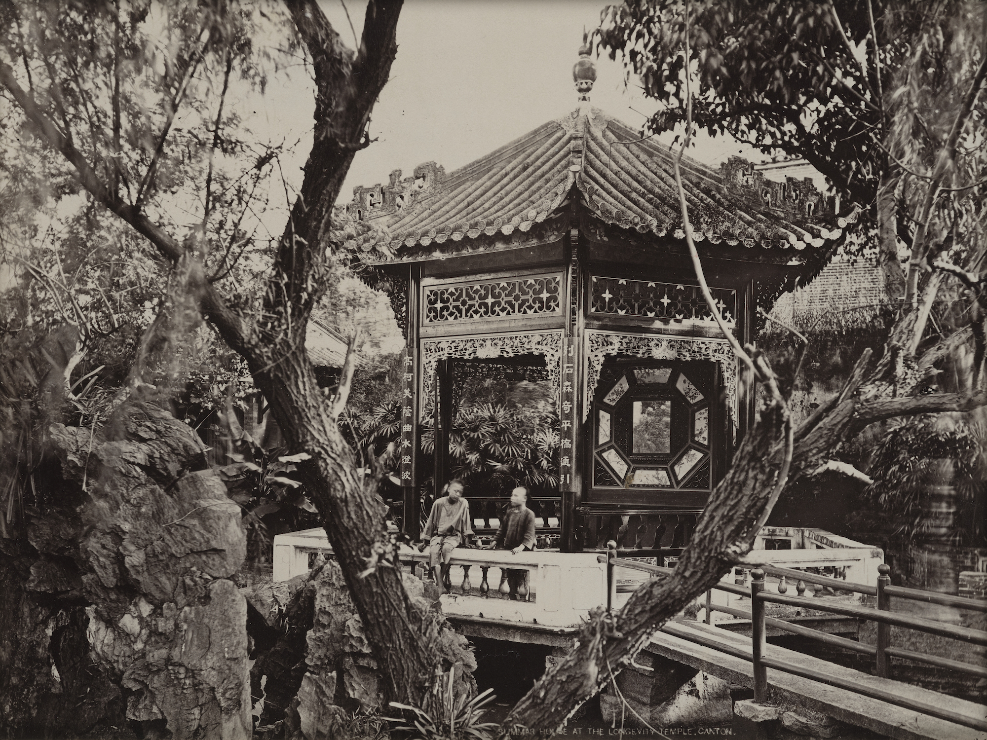 嶺南園林の様子＝１８７０年/The Loewentheil Collection of China Photography