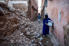 モロッコ地震、死者６３２人に　３２９人負傷