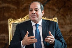 エジプト大統領、米・カタールと協議　ガザ停戦めぐり