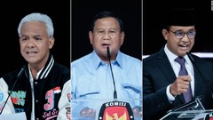 インドネシア大統領選　投票始まる、勝敗のカギは若い有権者か