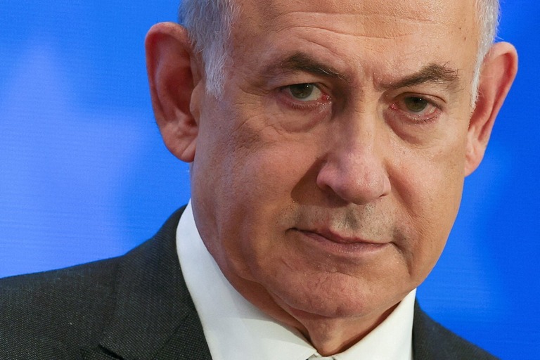 イスラエルのネタニヤフ首相/Ronen Zvulun/Reuters/FILE