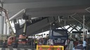 豪雨で国際空港の屋根崩落、下敷きになり１人死亡　インド