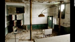 エリス島の病院施設（ニューヨーク、ニュージャージー州）。荒廃が進み、解体の危機にさらされている