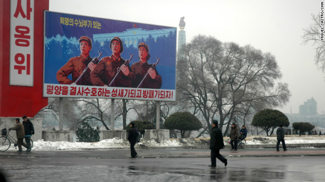 北朝鮮では５月の降雨量が５０年ぶりの低水準になるとみられている＝２０１０年、平壌