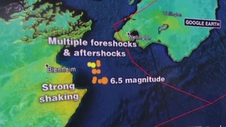 ニュージーランド沖でＭ６．５の地震が発生