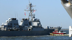米海軍、シリア沖にミサイル駆逐艦増強　化学兵器対策か