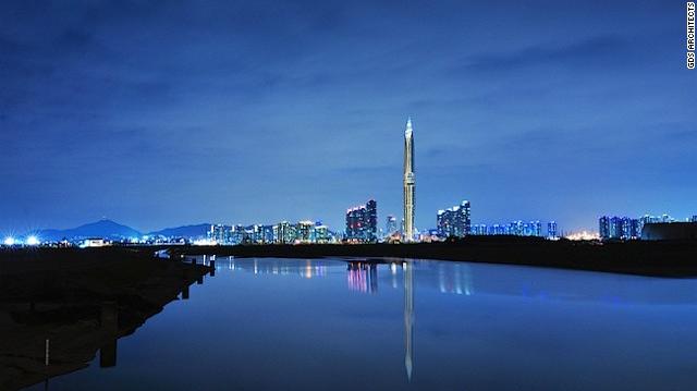 夜景に浮かぶタワー＝ＧＤＳアーキテクツ提供