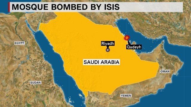 ２２日にはカティーフのモスクで自爆テロが発生していた