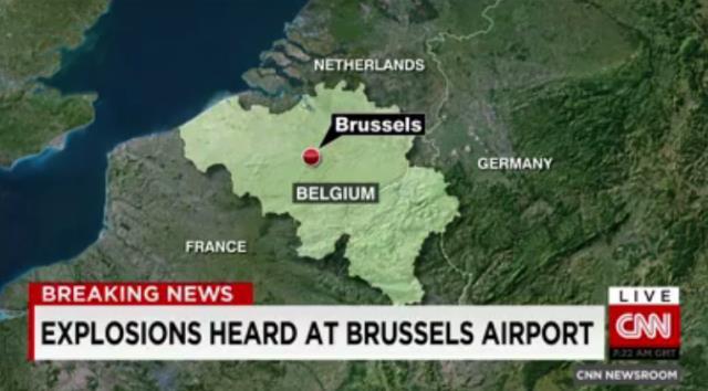 ブリュッセル空港で２度の爆発、３０人超死傷