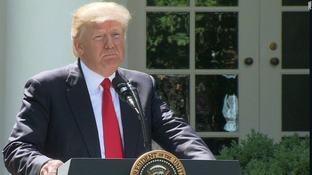 トランプ米大統領がパリ協定からの離脱を表明