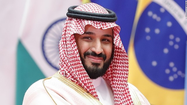 サウジアラビアのムハンマド皇太子。５７兆円規模の都市開発計画を発表した