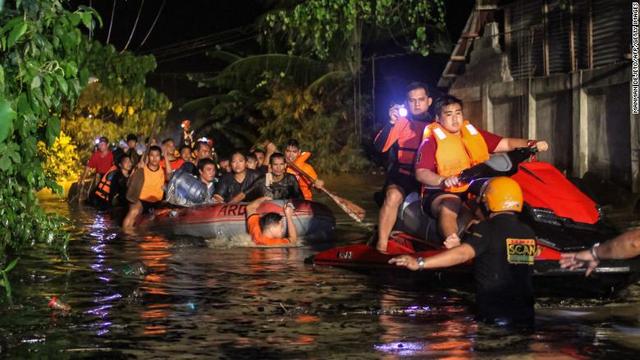 台風２７号が２２日から２３日にかけてフィリピン南部ミンダナオ島を通過し、死傷者が出ている