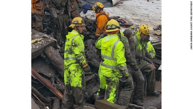 カリフォルニア南部で土砂崩れが発生した