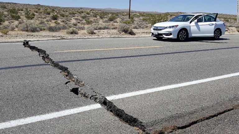 米カリフォルニア州でマグニチュード（Ｍ）６．４の地震が発生/Courtesy Karaleigh Roe