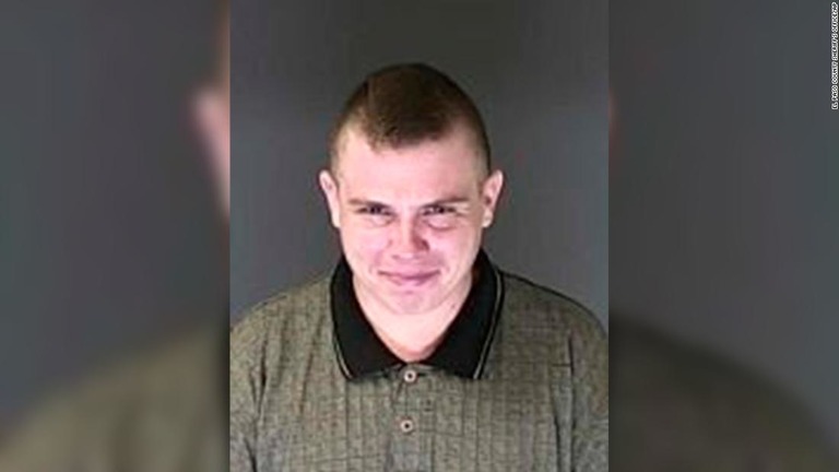 逮捕されたリチャード・ホルザー容疑者/El Paso County Sheriff's Office/AP