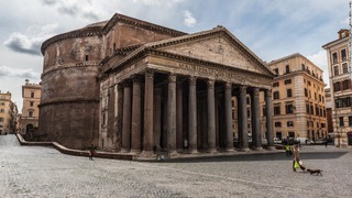 ２０００年近く前の建物「パンテオン」。イタリアの首都ローマで今なお使用されている
