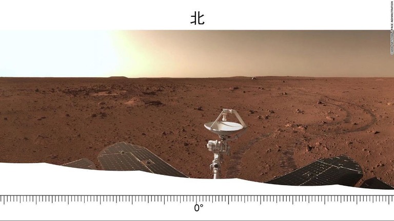 ５月に探査車が火星の地表に降り立った/China National Space Administration