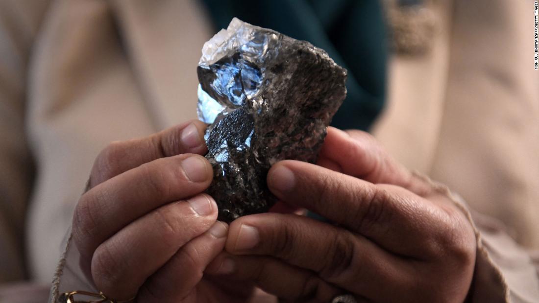 Cnn Co Jp １１７４カラットのダイヤ原石 ボツワナで発見 史上３番目の大きさか