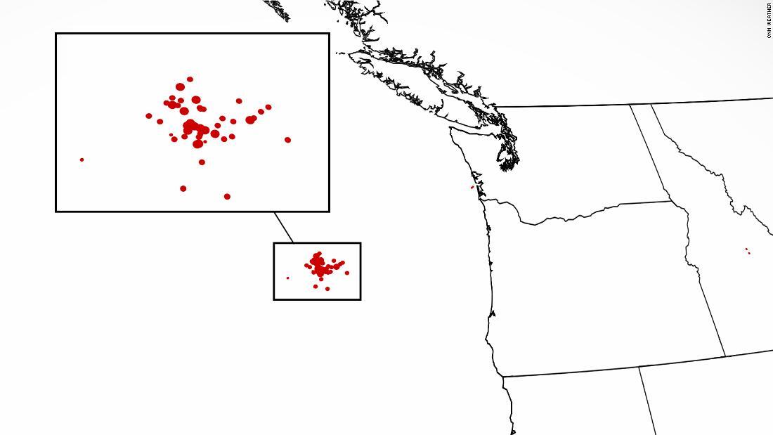 ２４時間で４０回以上の地震、不安の声も 米北西部 - CNN.co.jp