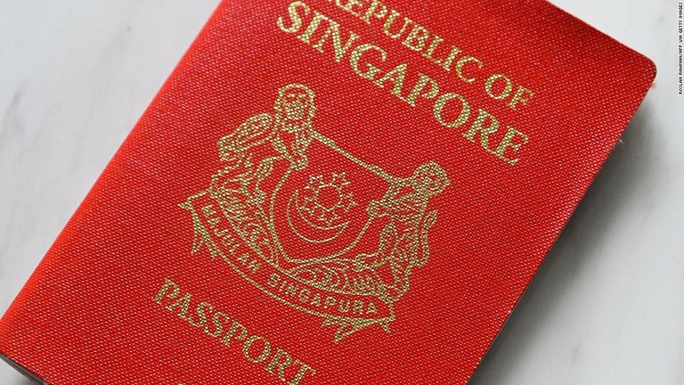 ２位となったシンガポールのパスポート - CNN.co.jp