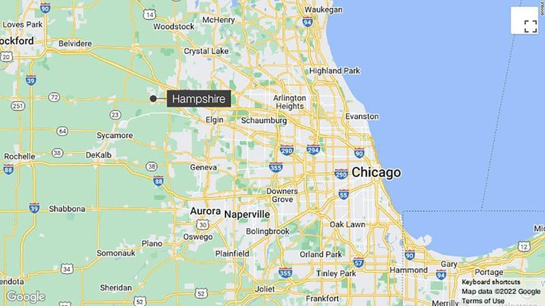 シカゴ北部で車の正面衝突事故が発生し７人が死亡した/Google