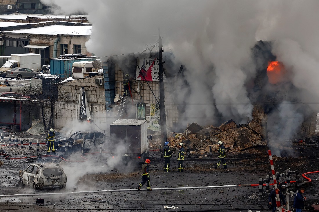 ロシアが大規模ミサイル攻撃、ウクライナ・キーウ州で7人死亡 Jp