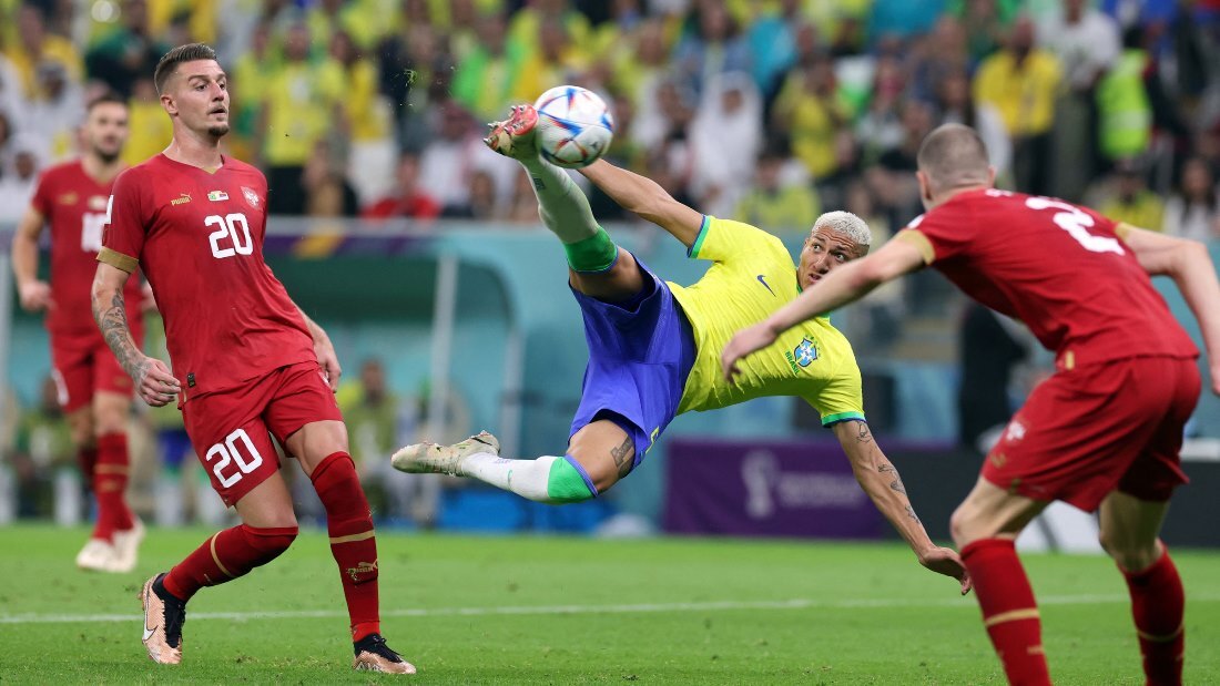 ブラジルのリシャルリソンがスーパーゴール ２ ０でセルビア下す カタールｗ杯 Cnn Co Jp