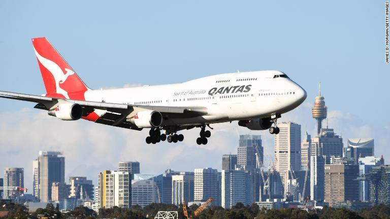 オーストラリアの航空会社カンタス航空は６位となり、ベストラウンジ賞を受賞した/James D. Morgan/Getty Images