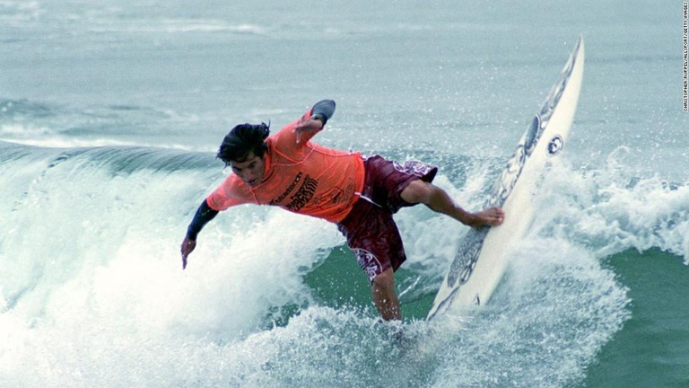 ２０００年７月、米カリフォルニア州での大会に出場した時のミカラ・ジョーンズ氏/Christopher Ruppel/Allsport/Getty Images