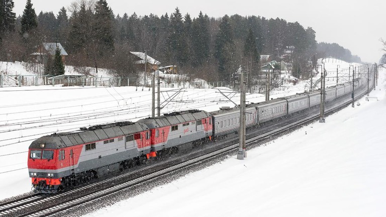 鉄道愛好家のウェブサイトに掲載されたプーチン氏専用列車とみられる車両の画像/obtained by CNN