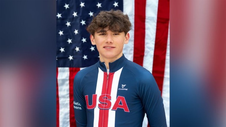 米自転車競技のホープと目されていた１７歳のマグナス・ホワイト選手/From USA Cycling