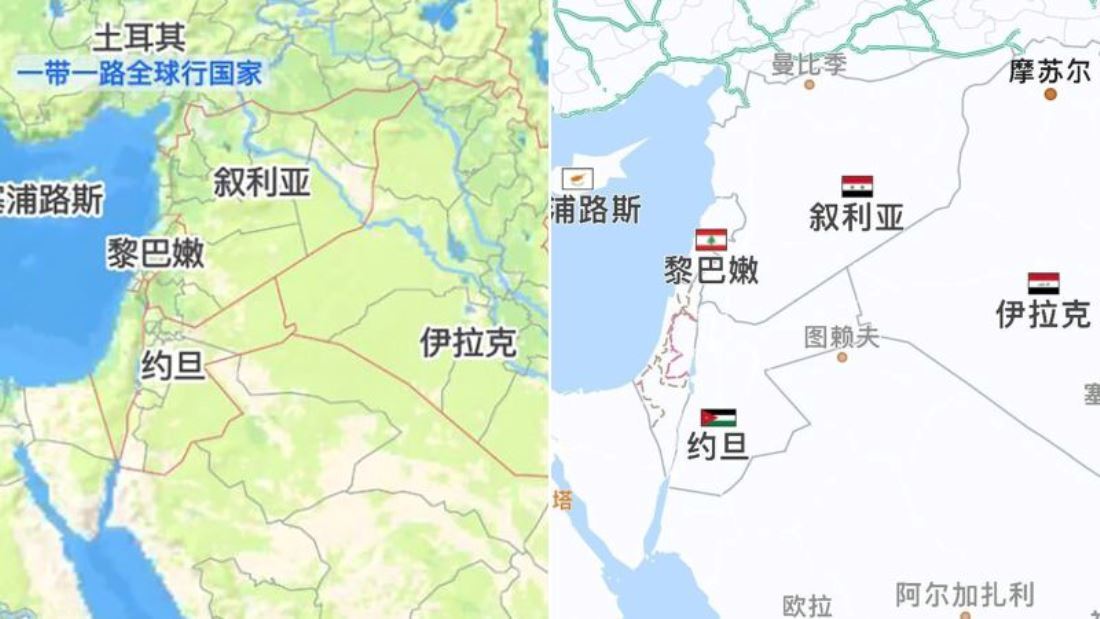 中国企業の地図にイスラエルの国名見当たらず ガザ衝突が激化の中 - CNN.co.jp