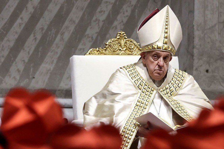 ローマ・カトリック教会のフランシスコ教皇が、同性愛者に対する差別的な発言をしていたことが分かった/Alessandra Benedetti/Corbis News/Getty Images/File