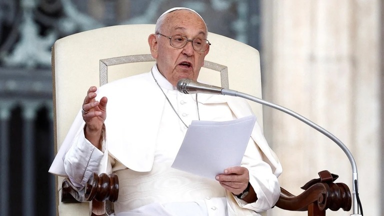ローマ・カトリック教会のフランシスコ教皇/Guglielmo Mangiapane/Reuters