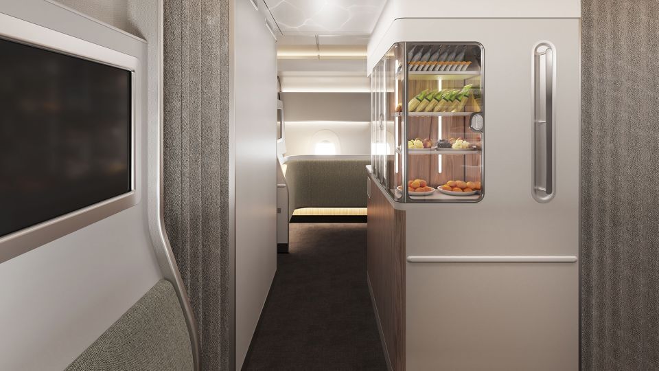 「乗客の快適性」部門は、ディール・アビエーションがカンタス航空と提携して設計した「ウェルビーイングゾーン」が受賞/Courtesy Qantas