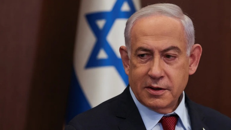イスラエルのネタニヤフ首相＝２３年１２月１０月、エルサレム/Ronen Zvulun/Pool/Reuters