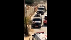 イスラエル軍、軍用車両に負傷したパレスチナ人を拘束　ヨルダン川西岸