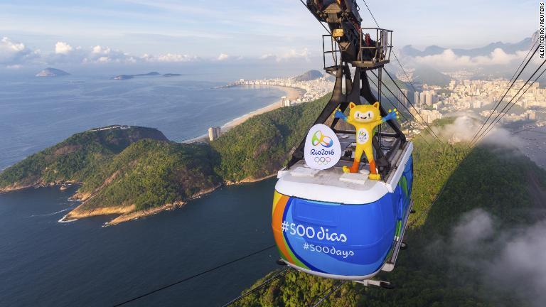 ２０１６年リオ夏季五輪の「ビニシウス」/Alex Ferro/Reuters