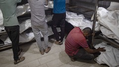 ガザ南部、避難民収容の学校に攻撃　２５人死亡とガザ保健省