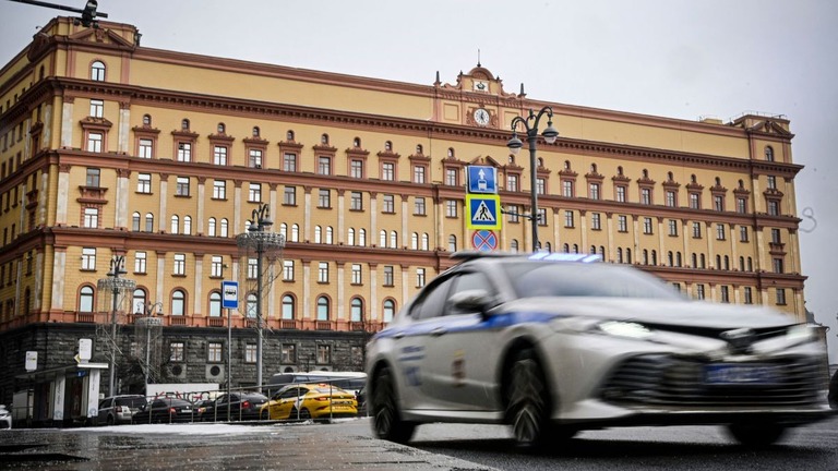 モスクワ中心部にあるロシア連邦保安局（ＦＳＢ）の建物/ Alexander Nemenov/AFP/Getty Images/File