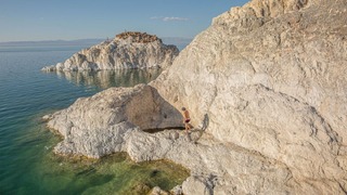 ヒャルガス湖はモンゴルにある塩水湖のひとつ