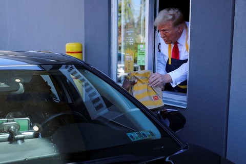 米マクドナルド、トランプ氏にフライドポテト提供の許可出さず　フランチャイズの判断