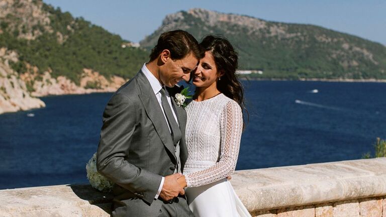 ナダルは２０１９年１０月にマヨルカ島で結婚した/Fundacion Rafa Nadal/Getty Images