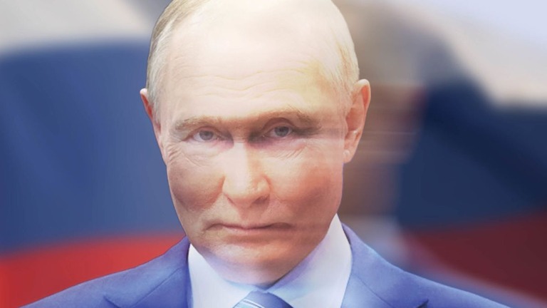 ロシアのプーチン大統領がウクライナとの戦争で真に望んでいることとは/Photo Illustration by Jason Lancaster/CNN/Getty Images